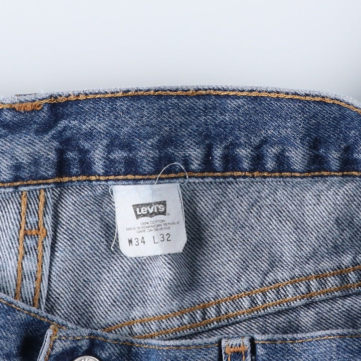2000'S Levi's 560 Tapered Denim Pants, Men's W33 (approx.) cotton blue type Vintage Second Hand