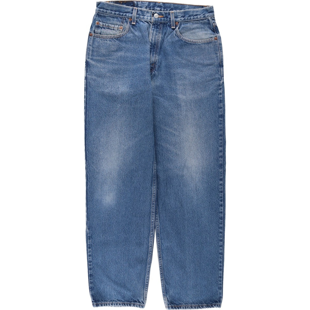 00'S Levi's 550 Relaxed Fit Tapered Denim Pants Men's W33 cotton blue type Vintage Second Hand