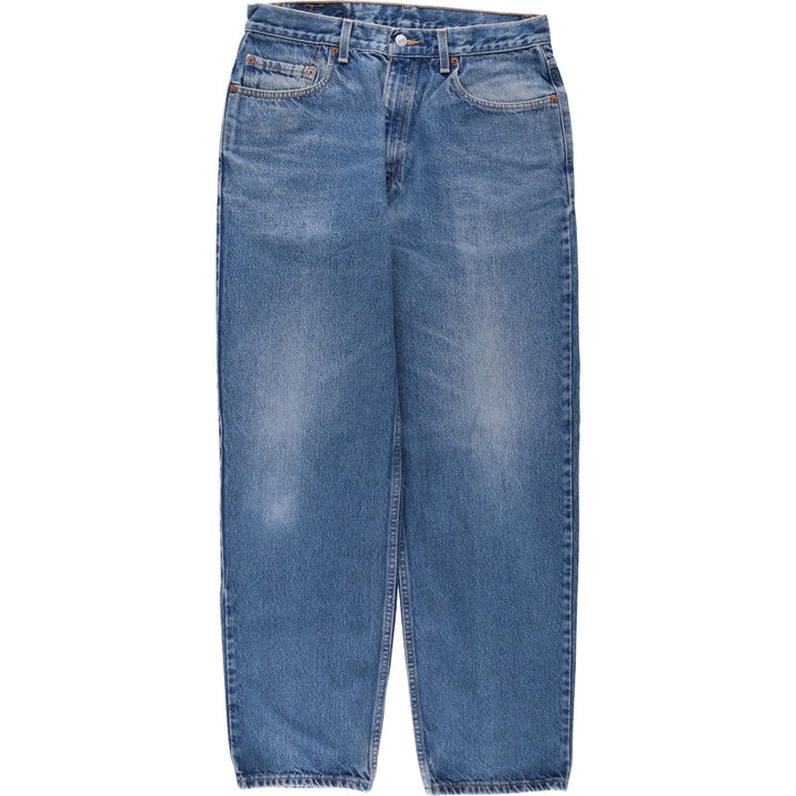 00'S Levi's 550 Relaxed Fit Tapered Denim Pants Men's W33 cotton blue type Vintage Second Hand