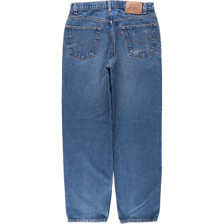 00'S Levi's 550 Relaxed Fit Tapered Denim Pants Men's W33 cotton blue type Vintage Second Hand