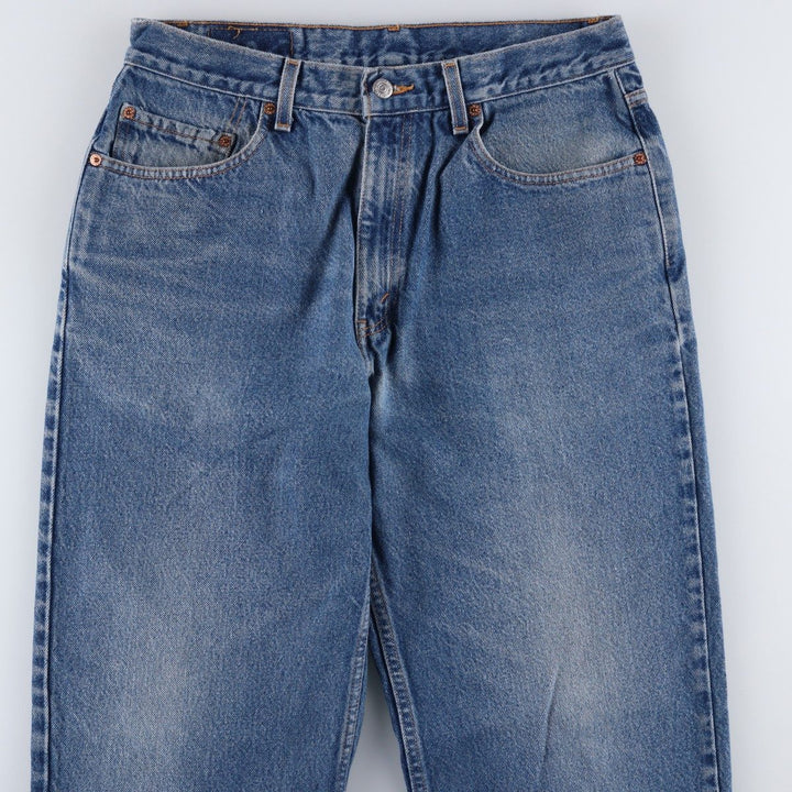 00'S Levi's 550 Relaxed Fit Tapered Denim Pants Men's W33 cotton blue type Vintage Second Hand