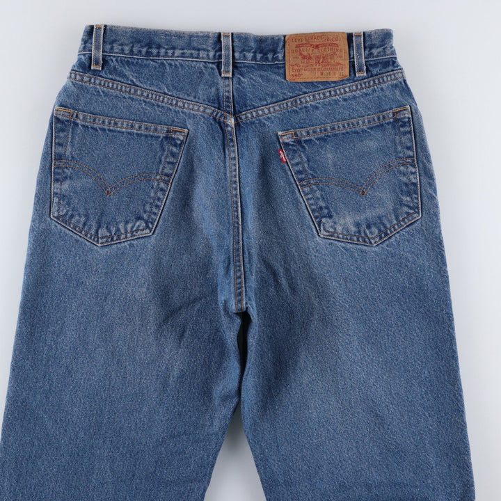 00'S Levi's 550 Relaxed Fit Tapered Denim Pants Men's W33 cotton blue type Vintage Second Hand