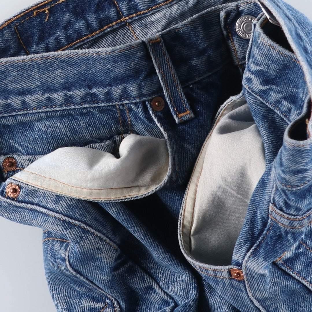 00'S Levi's 550 Relaxed Fit Tapered Denim Pants Men's W33 cotton blue type Vintage Second Hand