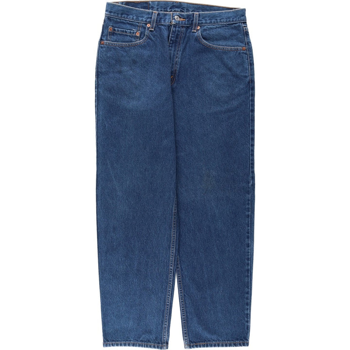 00'S Levi's 550 Relaxed Fit Tapered Denim Pants Men's W34 cotton blue type Vintage Second Hand