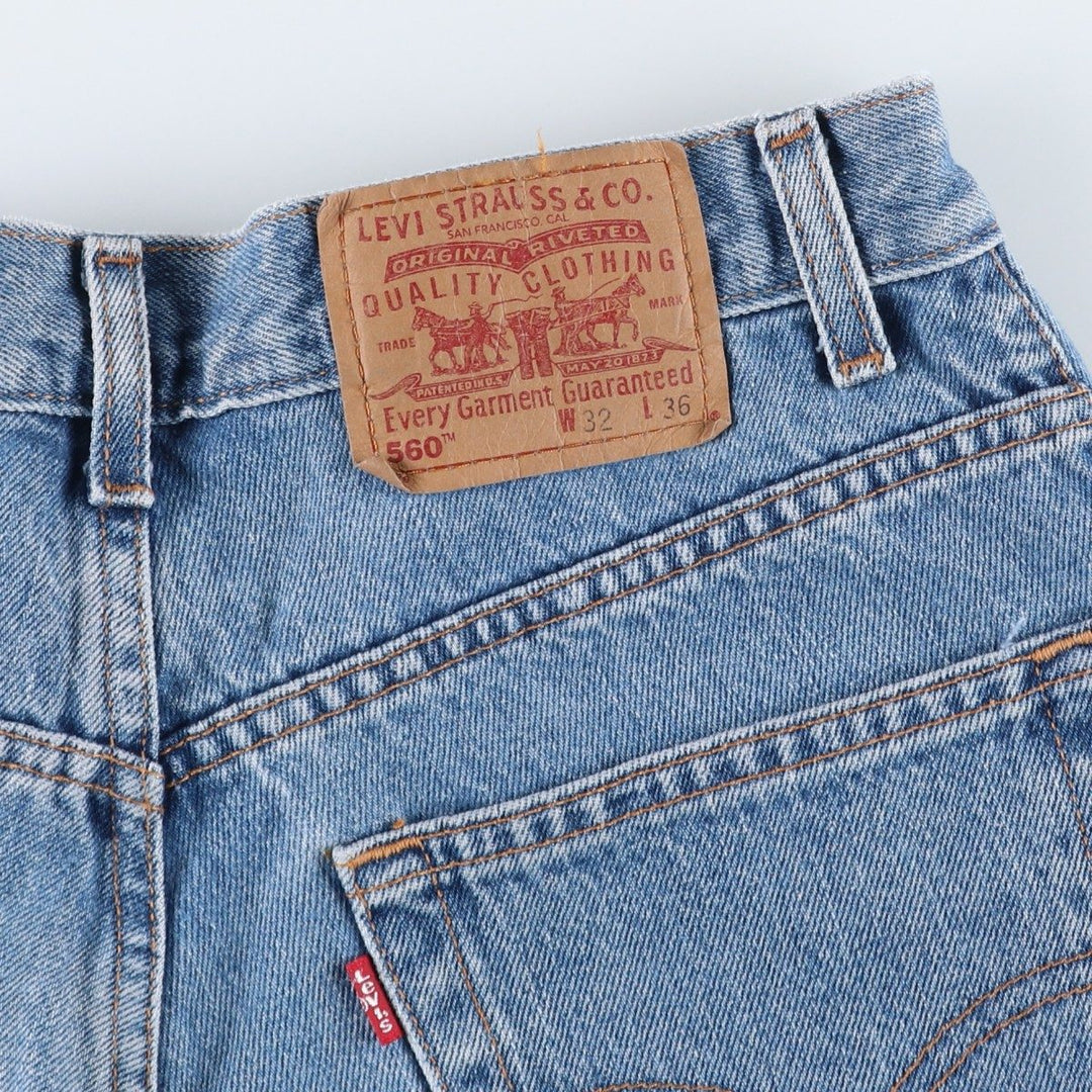 2000'S Levi's 550 Loose Fit Tapered Leg Denim Pants, Men's Size W32 (approx.) cotton blue type Vintage Second Hand