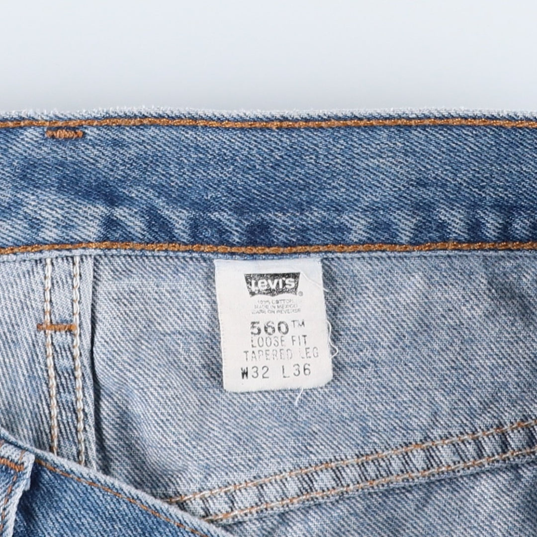 2000'S Levi's 550 Loose Fit Tapered Leg Denim Pants, Men's Size W32 (approx.) cotton blue type Vintage Second Hand