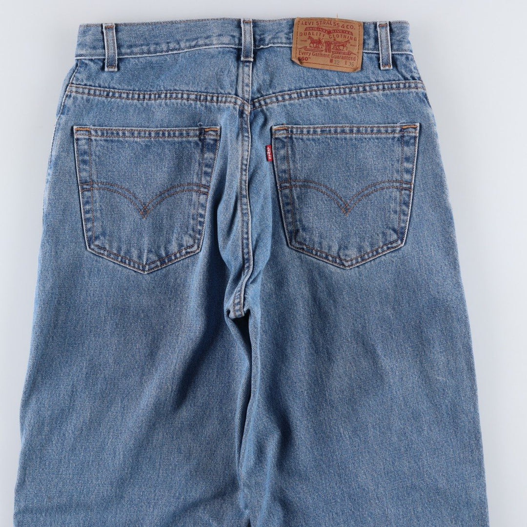 2000'S Levi's 550 Loose Fit Tapered Leg Denim Pants, Men's Size W32 (approx.) cotton blue type Vintage Second Hand
