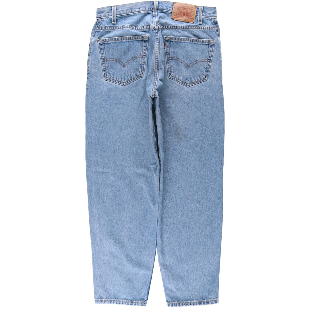 2000'S Levi's 550 Loose Fit Tapered Leg Denim Pants, Men's Size W34 (approx.) cotton blue type Vintage Second Hand