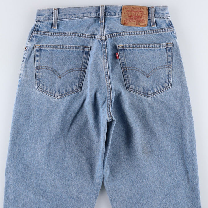 2000'S Levi's 550 Loose Fit Tapered Leg Denim Pants, Men's Size W34 (approx.) cotton blue type Vintage Second Hand