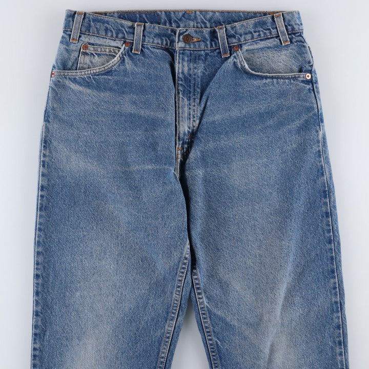 90'S Levi's 550 Relaxed Fit Tapered Leg Orange Tab Tapered Denim Pants Men's W33 Vintage cotton blue type Vintage Second Hand