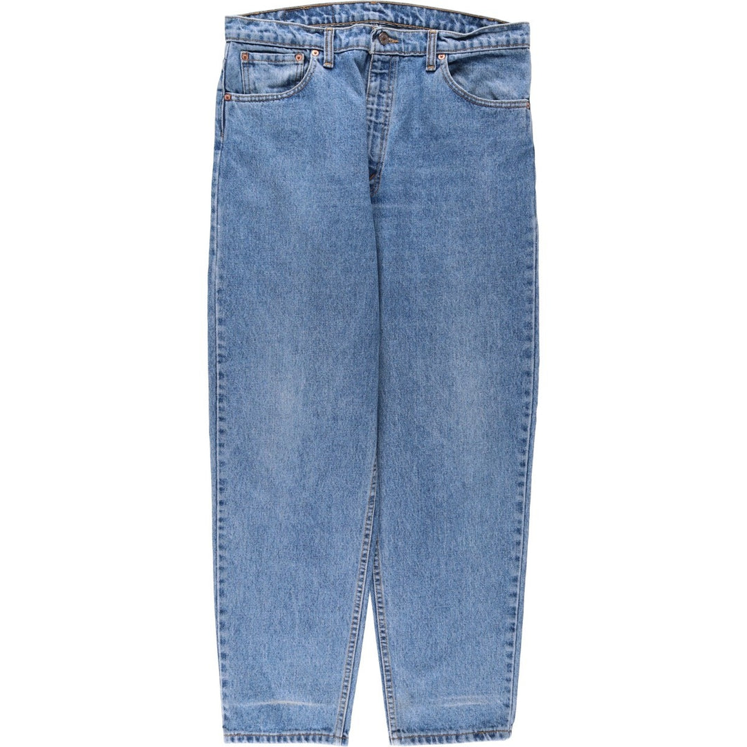 ~90'S Levi's 550 Relaxed Fit Tapered Leg Denim Pants, Made in Canada, Men's W35 (approx.), Vintage cotton blue type Vintage Second Hand