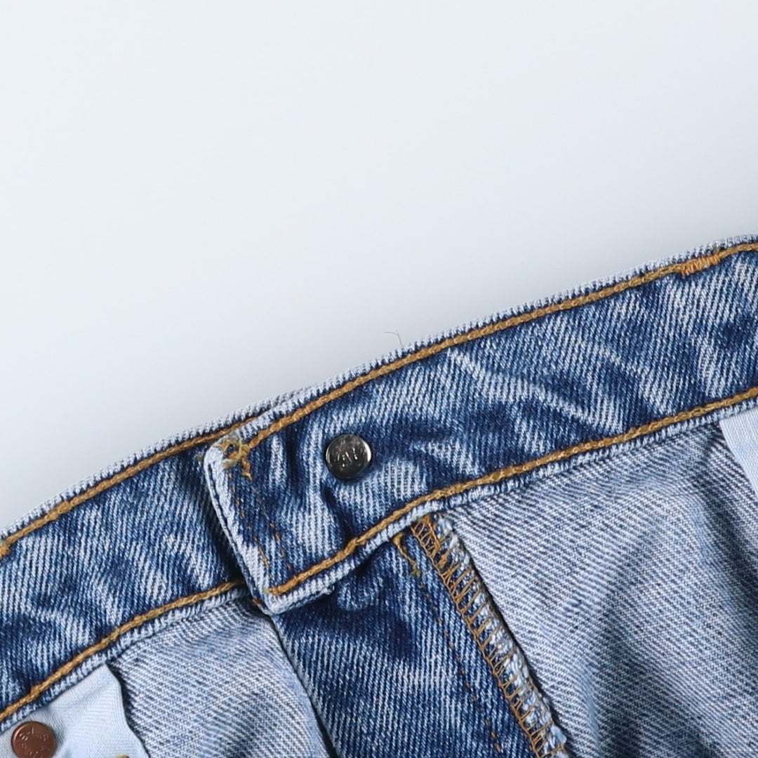 ~90'S Levi's 550 Relaxed Fit Tapered Leg Denim Pants, Made in Canada, Men's W35 (approx.), Vintage cotton blue type Vintage Second Hand