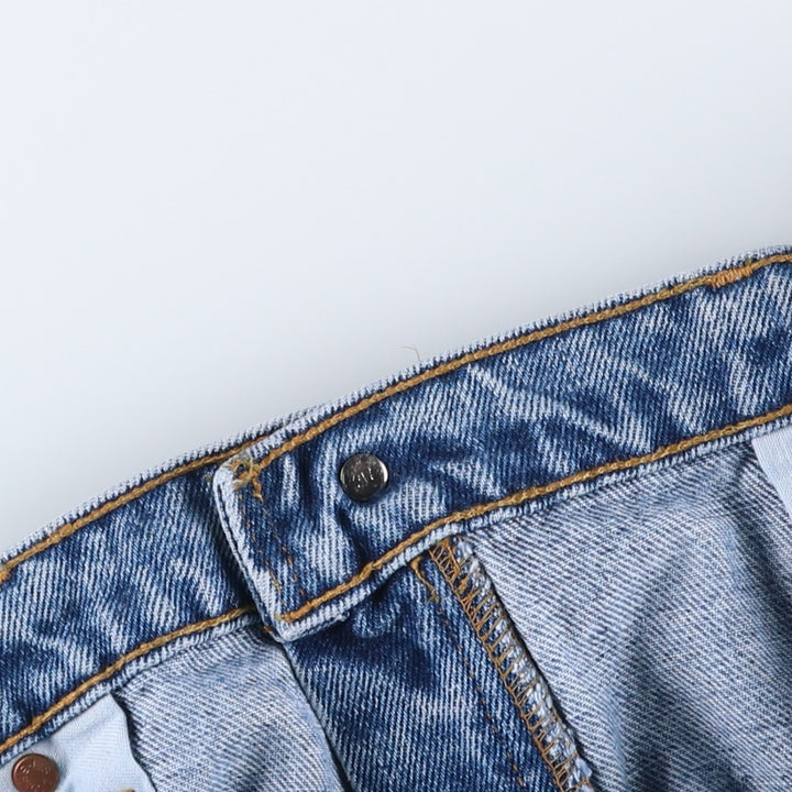 ~90'S Levi's 550 Relaxed Fit Tapered Leg Denim Pants, Made in Canada, Men's W35 (approx.), Vintage cotton blue type Vintage Second Hand