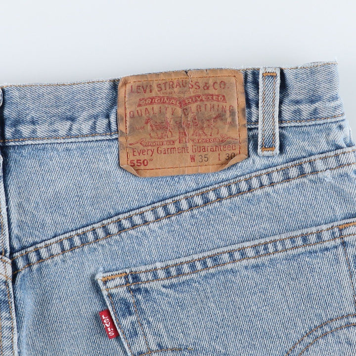 00'S Levi's 550 Relaxed Fit Tapered Denim Pants Men's W34 cotton blue type Vintage Second Hand