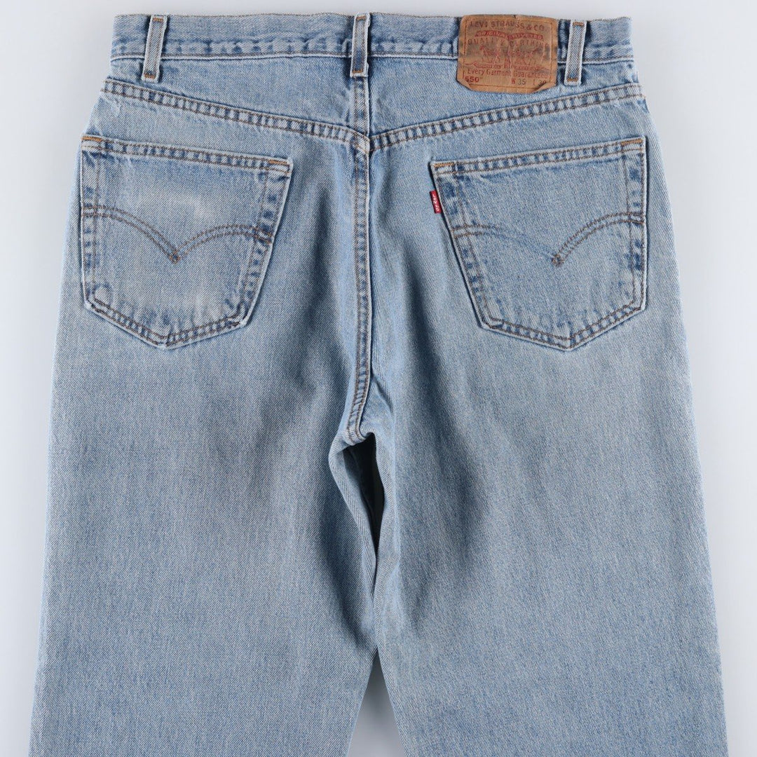 00'S Levi's 550 Relaxed Fit Tapered Denim Pants Men's W34 cotton blue type Vintage Second Hand