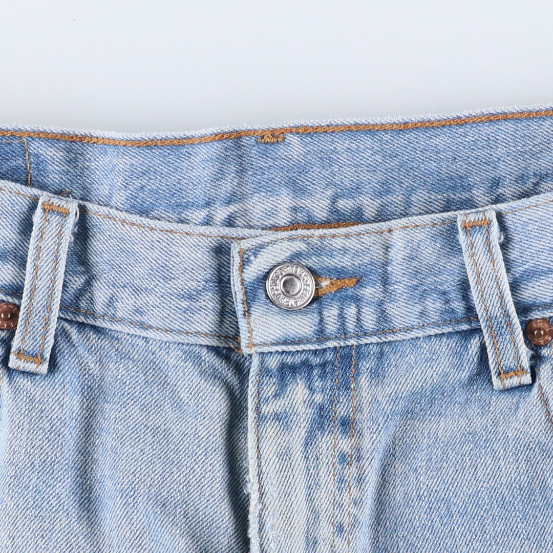 00'S Levi's 550 Relaxed Fit Tapered Denim Pants for Men, W35 cotton blue type Vintage Second Hand
