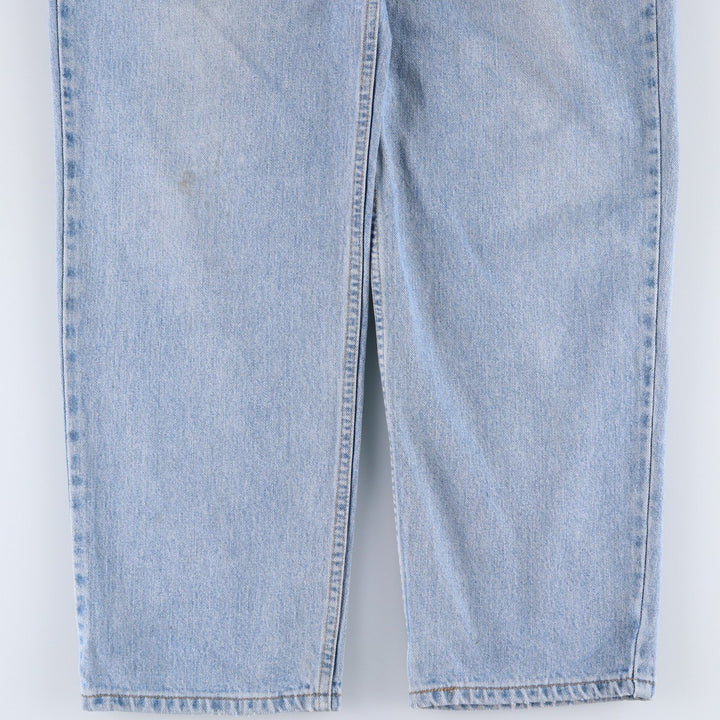00'S Levi's 550 Relaxed Fit Tapered Denim Pants for Men, W35 cotton blue type Vintage Second Hand