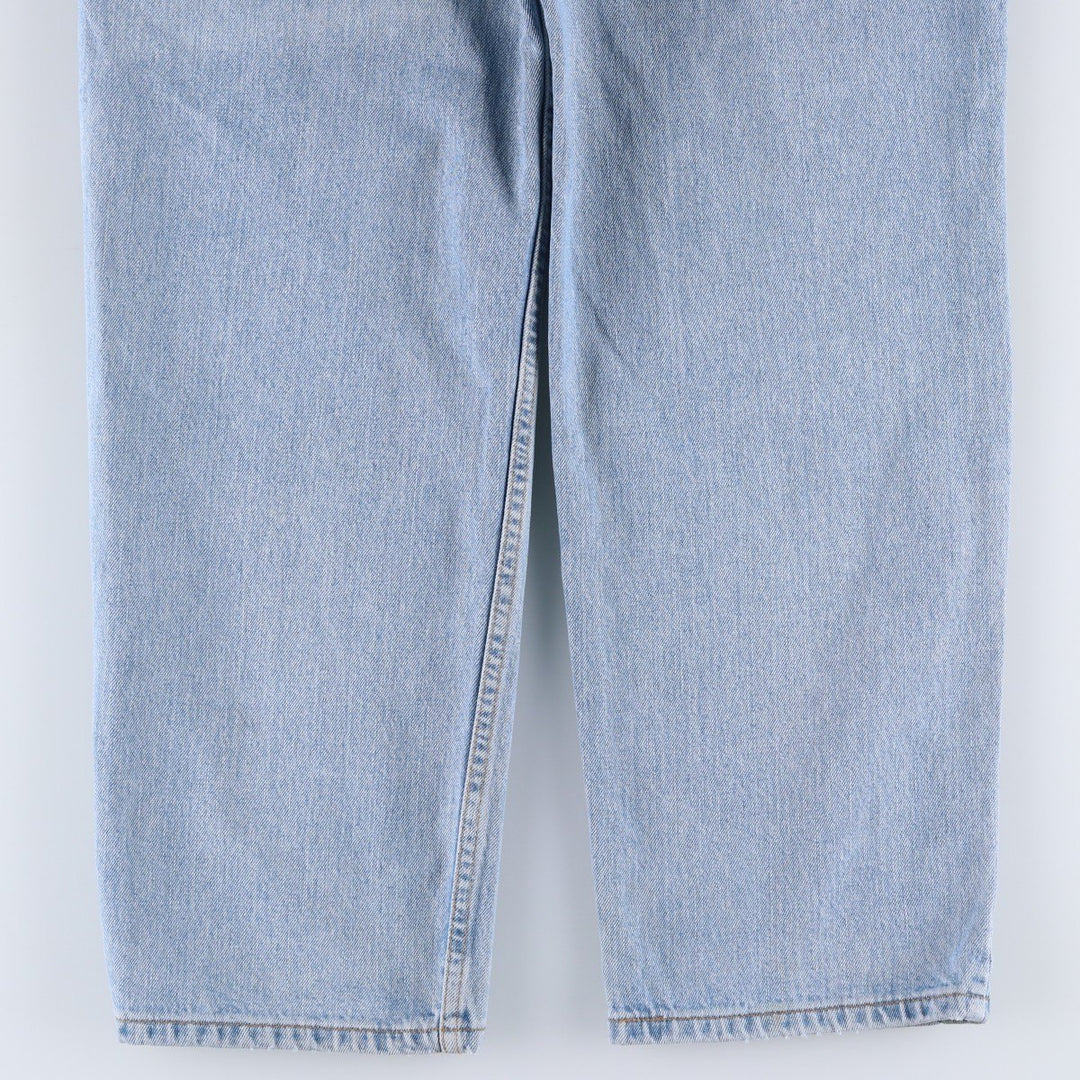 00'S Levi's 550 Relaxed Fit Tapered Denim Pants for Men, W35 cotton blue type Vintage Second Hand
