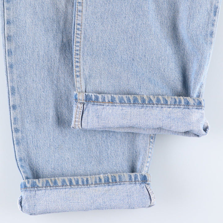 00'S Levi's 550 Relaxed Fit Tapered Denim Pants for Men, W35 cotton blue type Vintage Second Hand
