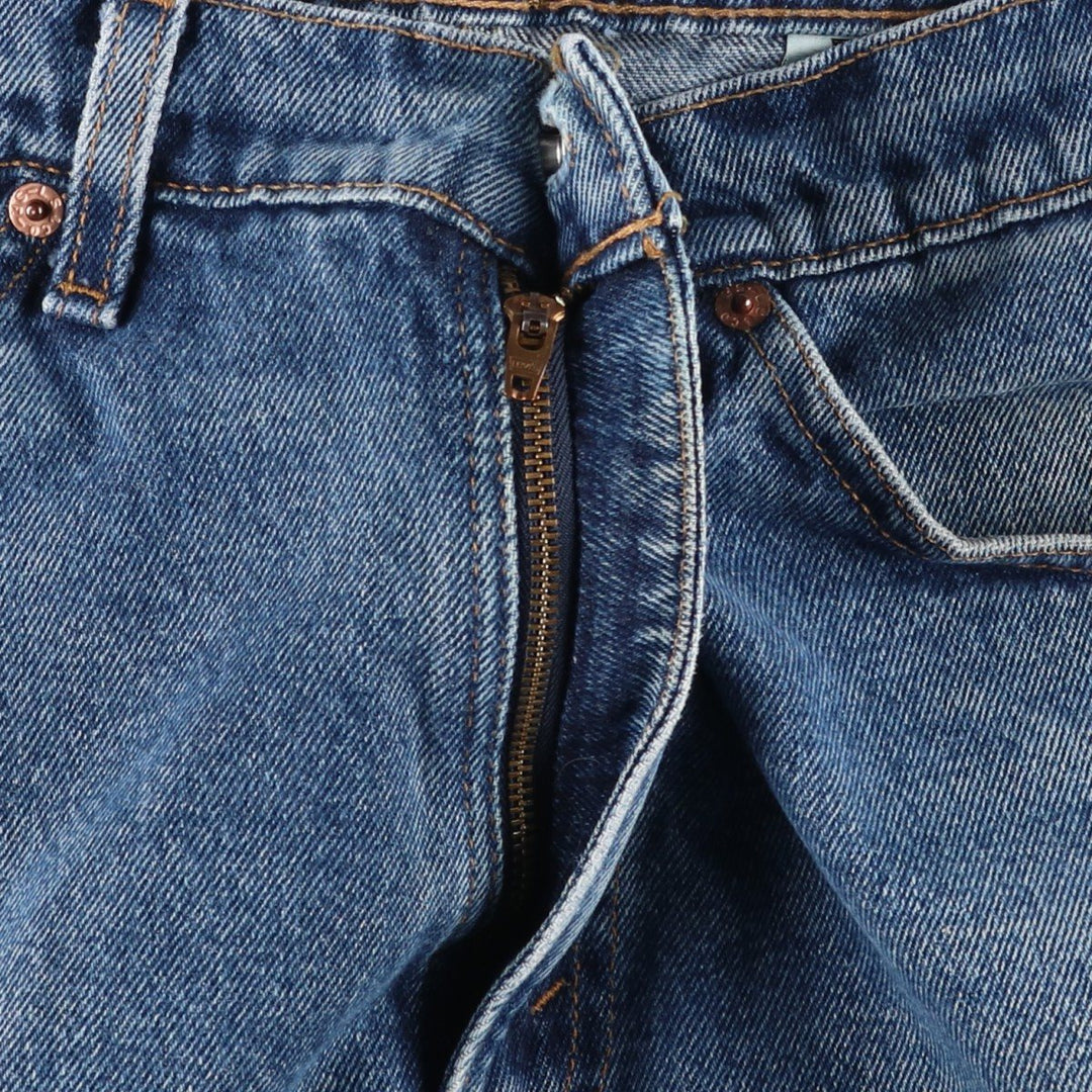 90'S Levi's 550 Relaxed Fit Orange Tab Tapered Denim Pants Made in USA Men's W33 Vintage cotton blue type Vintage Second Hand