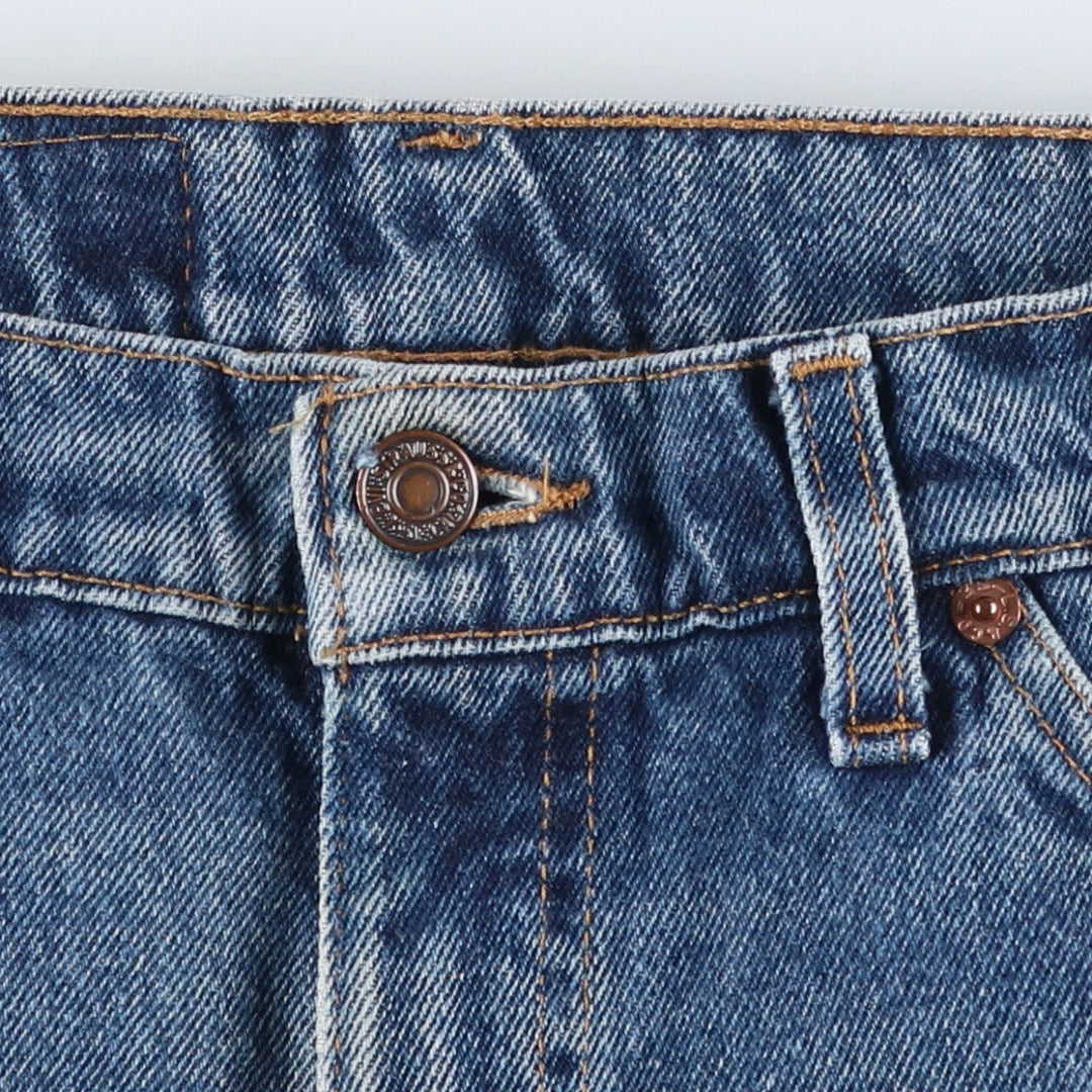 90'S Levi's 550 Relaxed Fit Orange Tab Tapered Denim Pants Made in USA Men's W33 Vintage cotton blue type Vintage Second Hand