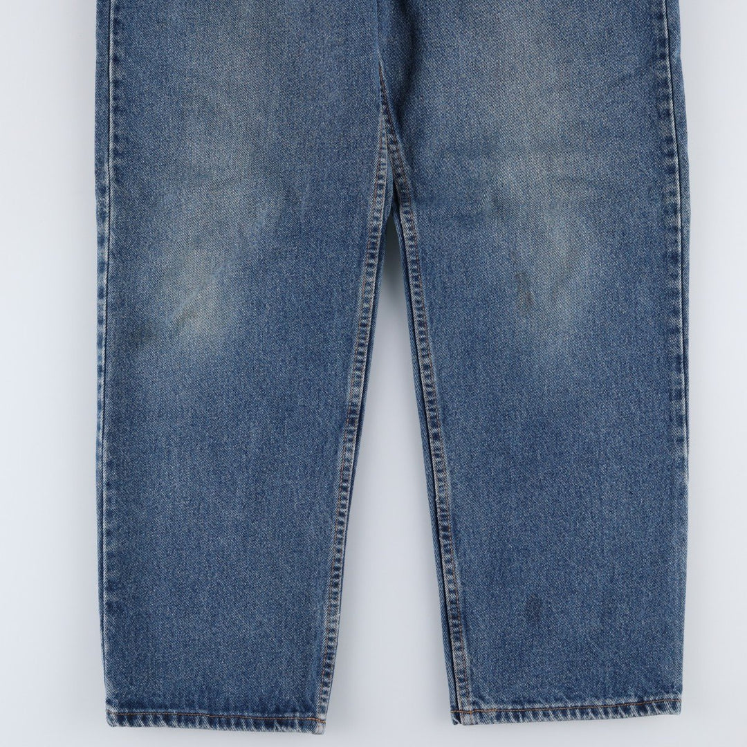90'S Levi's 550 Relaxed Fit Orange Tab Tapered Denim Pants Made in USA Men's W33 Vintage cotton blue type Vintage Second Hand