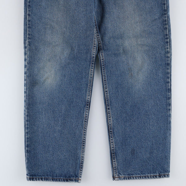 90'S Levi's 550 Relaxed Fit Orange Tab Tapered Denim Pants Made in USA Men's W33 Vintage cotton blue type Vintage Second Hand