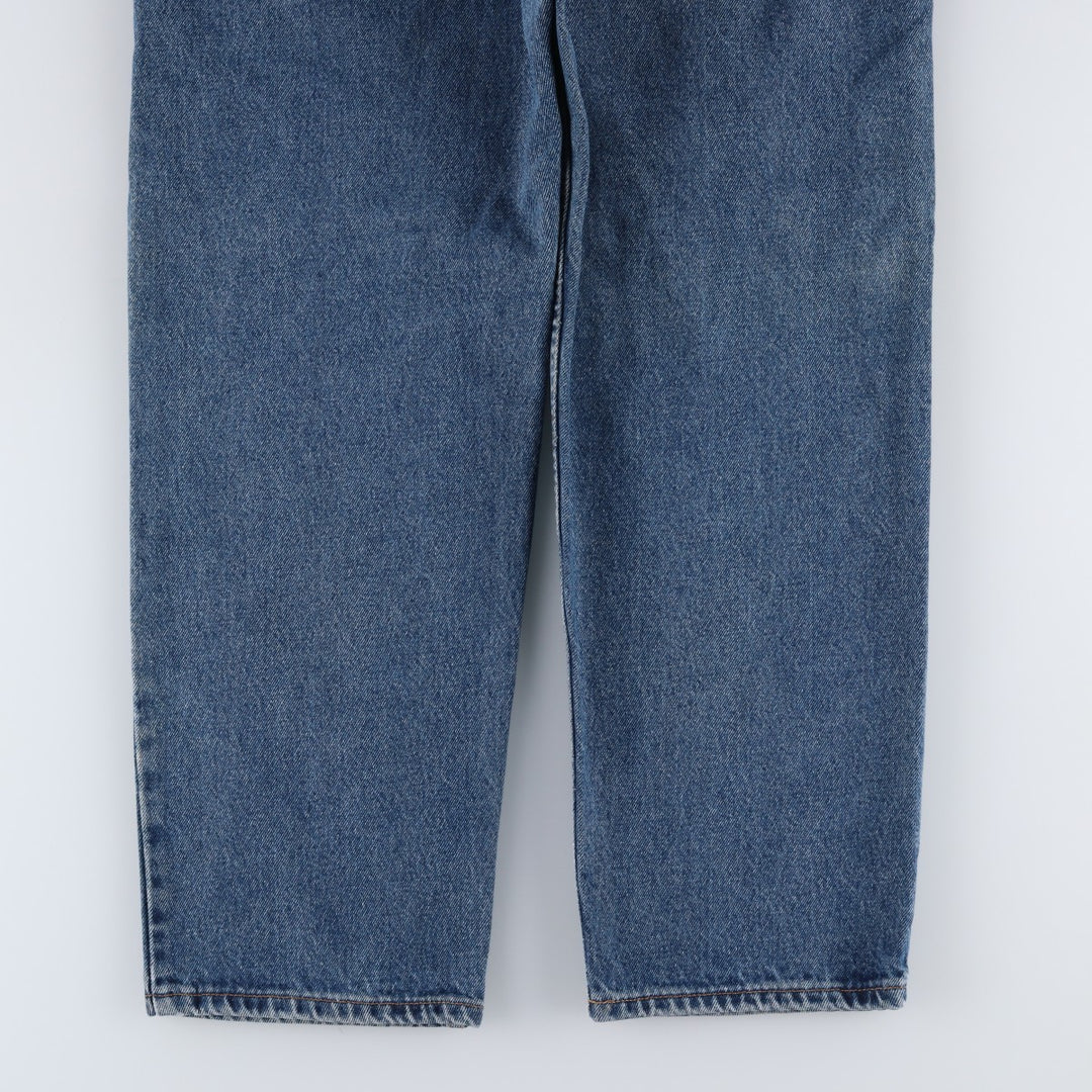 90'S Levi's 550 Relaxed Fit Orange Tab Tapered Denim Pants Made in USA Men's W33 Vintage cotton blue type Vintage Second Hand