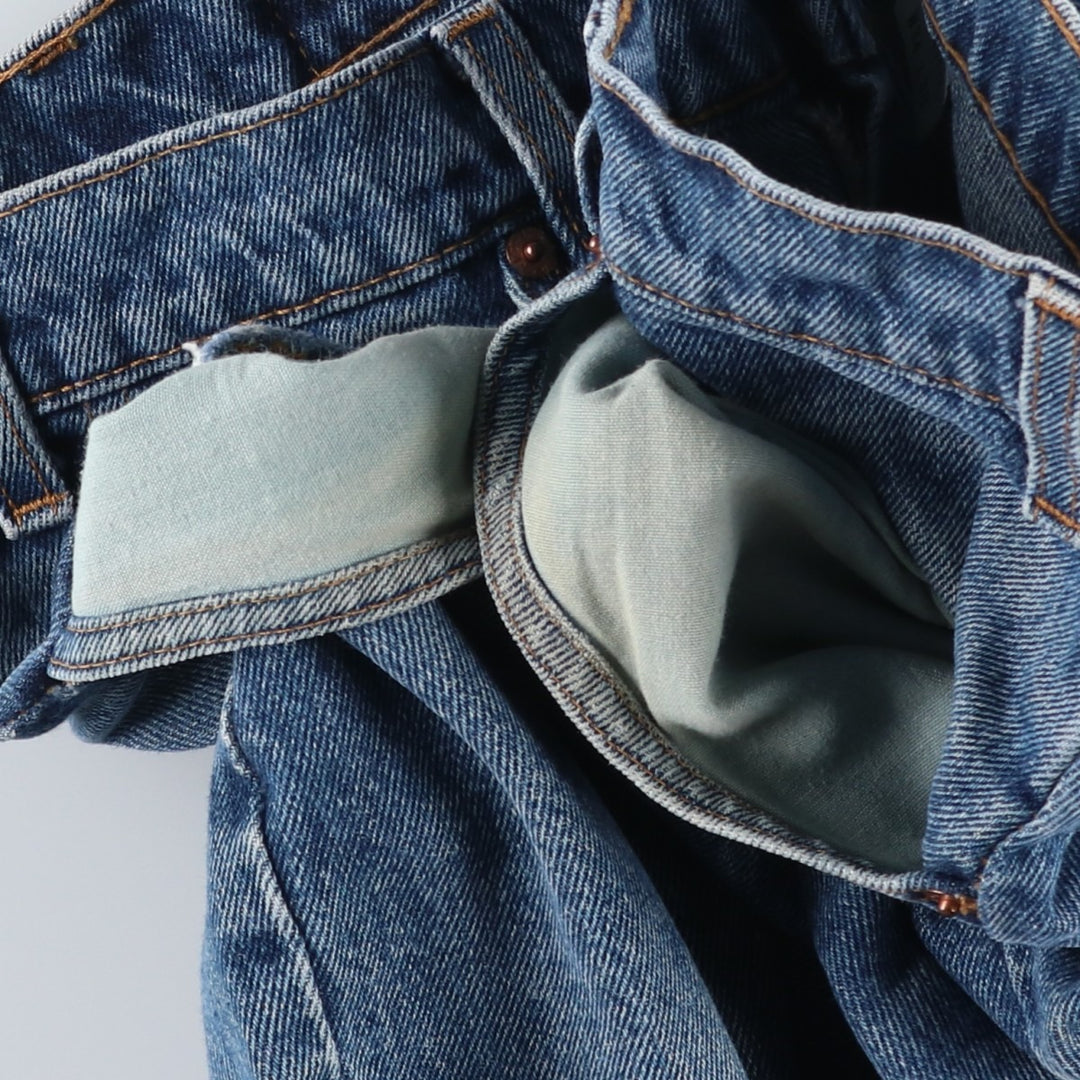 90'S Levi's 550 Relaxed Fit Orange Tab Tapered Denim Pants Made in USA Men's W33 Vintage cotton blue type Vintage Second Hand