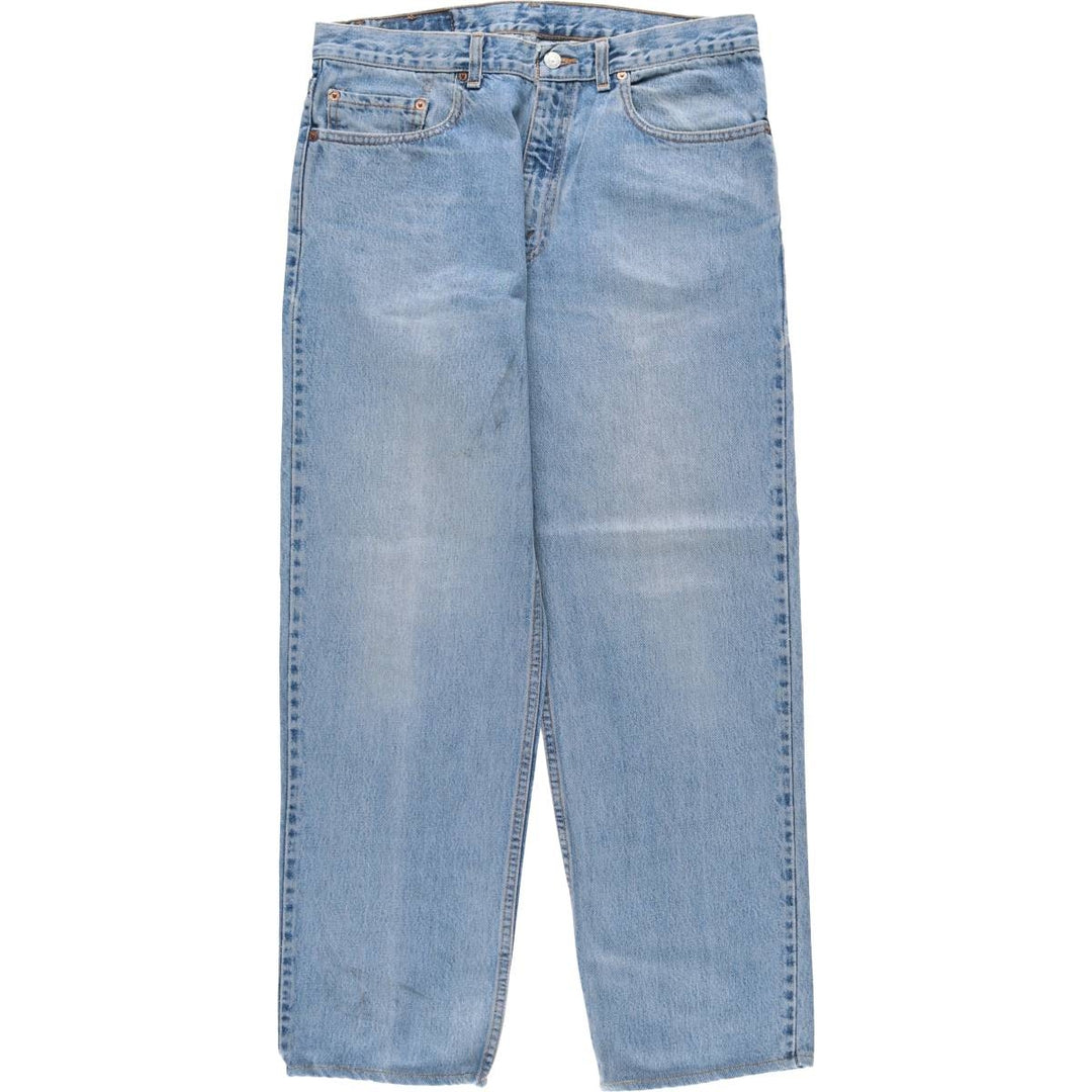 00'S Levi's 550 Relaxed Fit Tapered Denim Pants Made in USA Men's W34 cotton blue type Vintage Second Hand