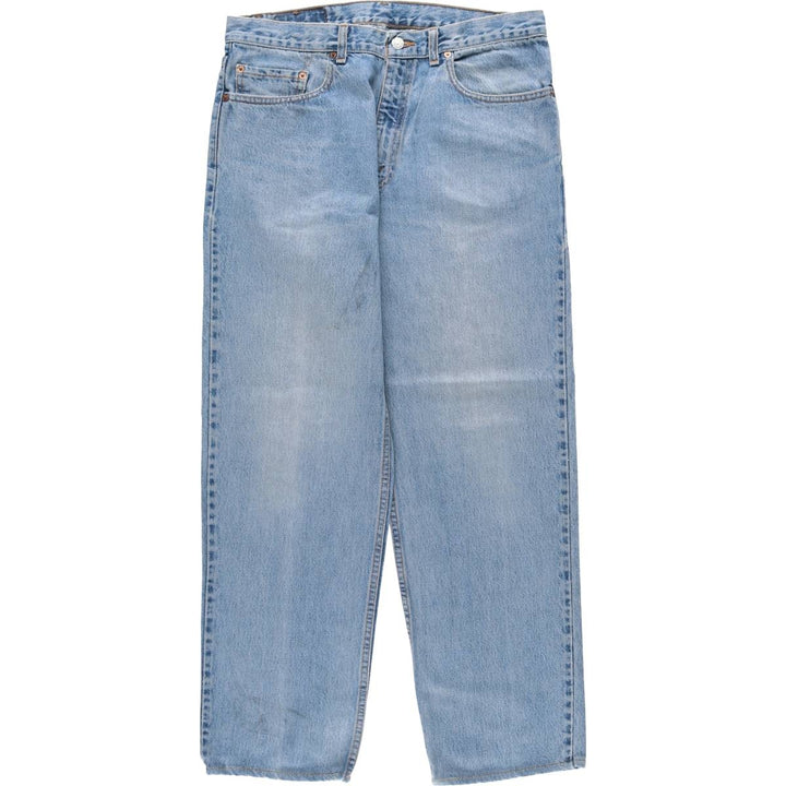 00'S Levi's 550 Relaxed Fit Tapered Denim Pants Made in USA Men's W34 cotton blue type Vintage Second Hand