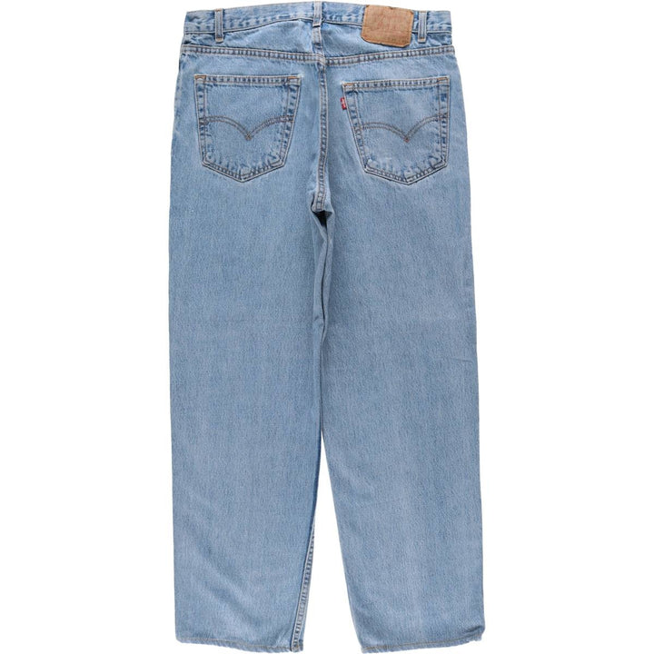 00'S Levi's 550 Relaxed Fit Tapered Denim Pants Made in USA Men's W34 cotton blue type Vintage Second Hand