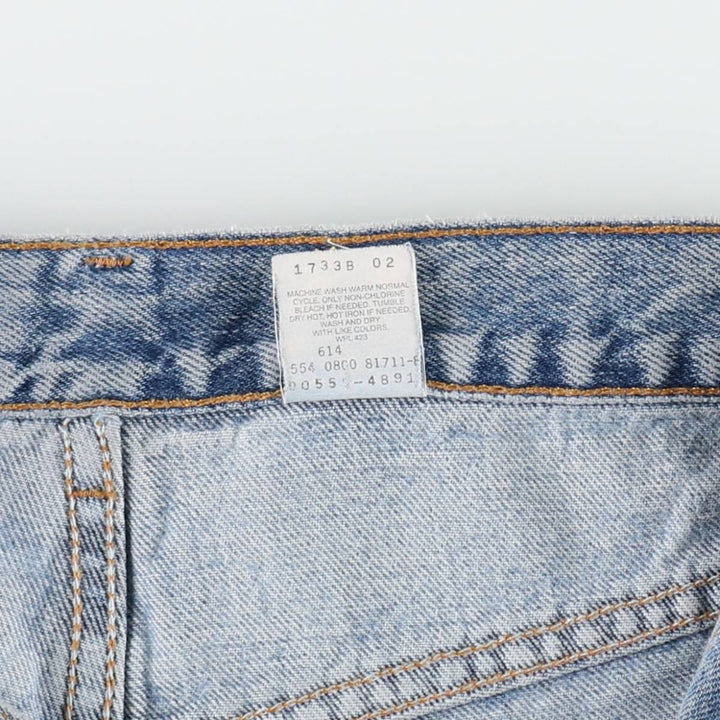 00'S Levi's 550 Relaxed Fit Tapered Denim Pants Made in USA Men's W34 cotton blue type Vintage Second Hand