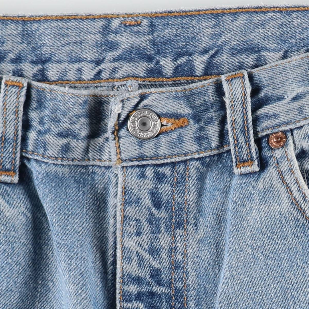 00'S Levi's 550 Relaxed Fit Tapered Denim Pants Made in USA Men's W34 cotton blue type Vintage Second Hand
