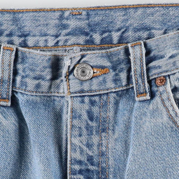 00'S Levi's 550 Relaxed Fit Tapered Denim Pants Made in USA Men's W34 cotton blue type Vintage Second Hand