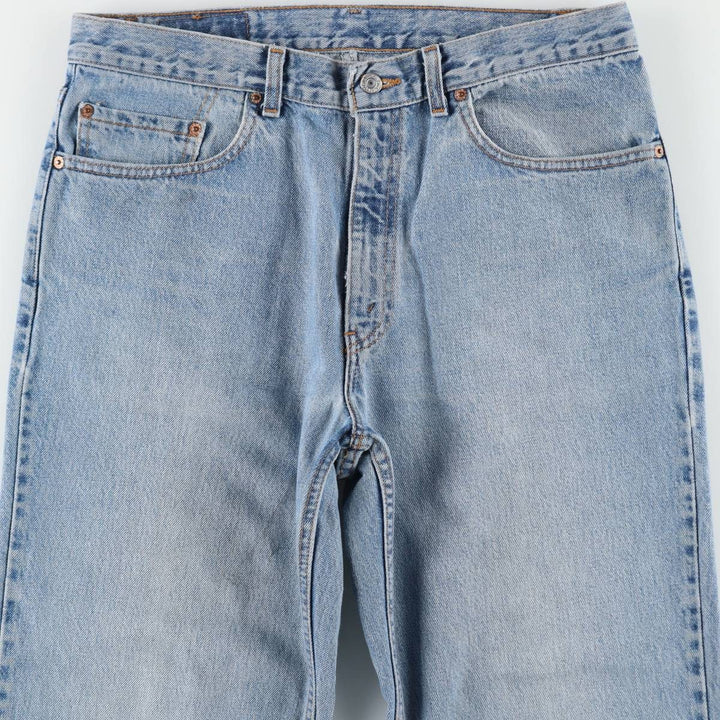 00'S Levi's 550 Relaxed Fit Tapered Denim Pants Made in USA Men's W34 cotton blue type Vintage Second Hand