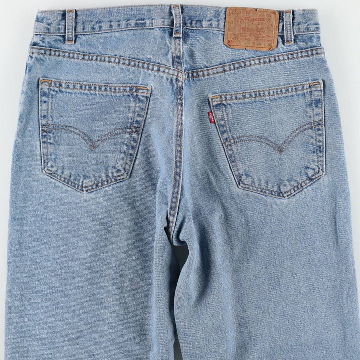 00'S Levi's 550 Relaxed Fit Tapered Denim Pants Made in USA Men's W34 cotton blue type Vintage Second Hand