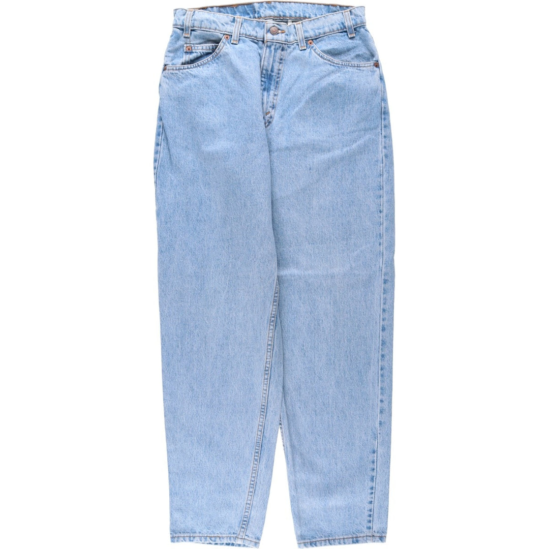 90'S Levi's 560 Loose Fit Tapered Leg Orange Tab Tapered Denim Pants, Made in USA, Men's Size W31 (approx.) cotton blue type Vintage Second Hand