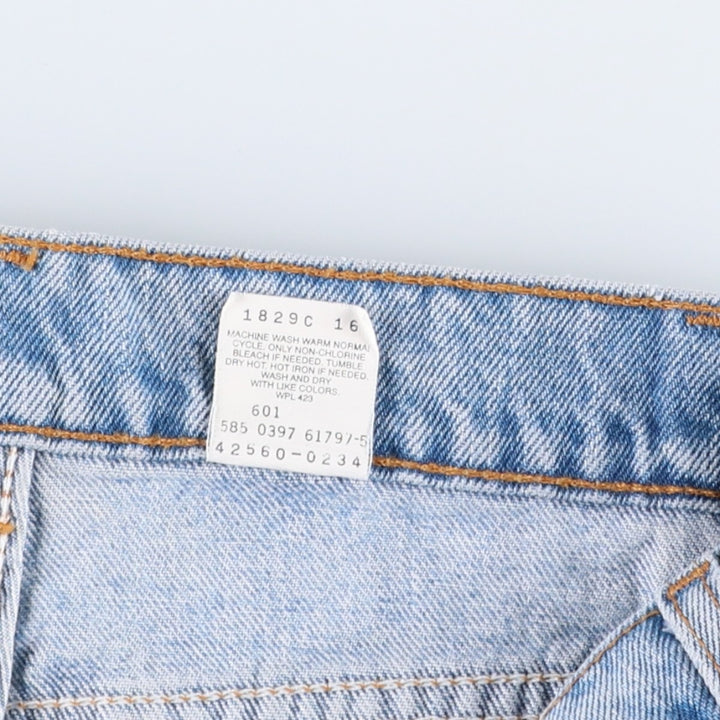 90'S Levi's 560 Loose Fit Tapered Leg Orange Tab Tapered Denim Pants, Made in USA, Men's Size W31 (approx.) cotton blue type Vintage Second Hand