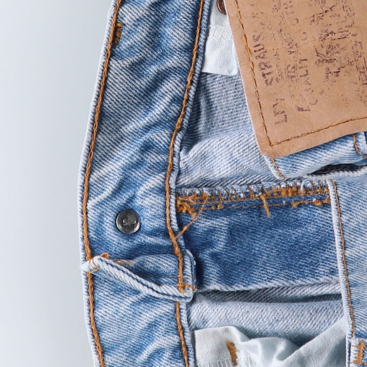 90'S Levi's 560 Loose Fit Tapered Leg Orange Tab Tapered Denim Pants, Made in USA, Men's Size W31 (approx.) cotton blue type Vintage Second Hand