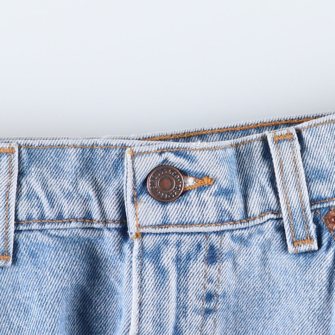 90'S Levi's 560 Loose Fit Tapered Leg Orange Tab Tapered Denim Pants, Made in USA, Men's Size W31 (approx.) cotton blue type Vintage Second Hand