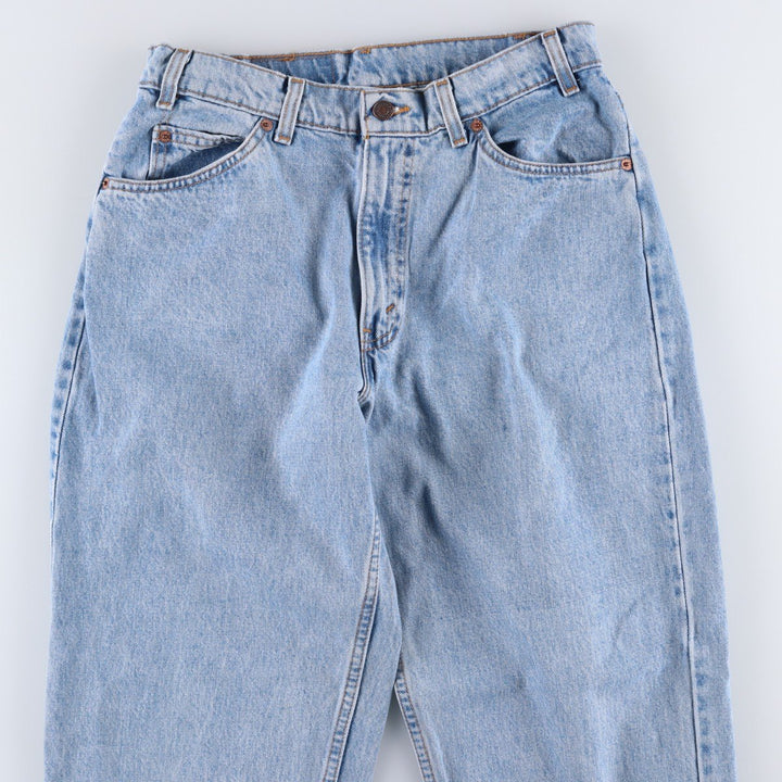 90'S Levi's 560 Loose Fit Tapered Leg Orange Tab Tapered Denim Pants, Made in USA, Men's Size W31 (approx.) cotton blue type Vintage Second Hand