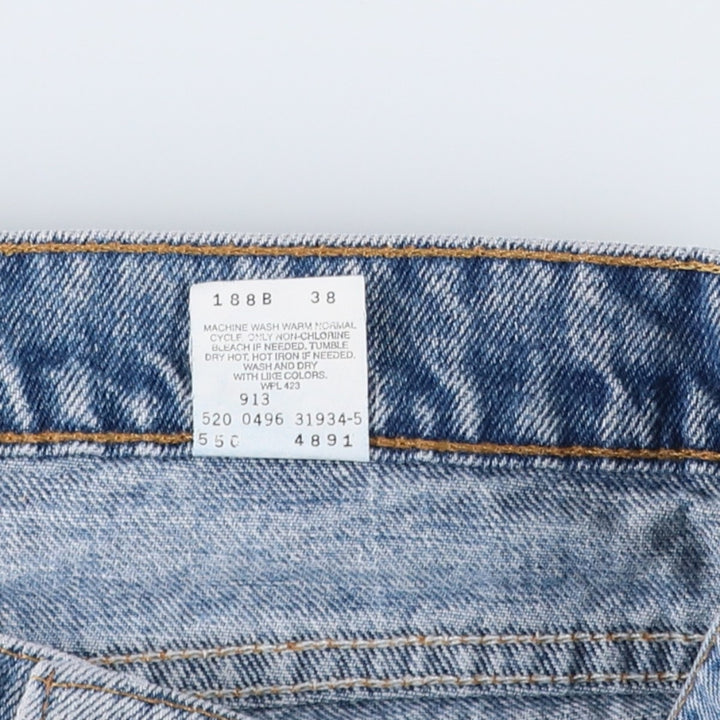 90'S Levi's 550 Relaxed Fit Tapered Leg Tapered Denim Pants Made in USA Men's W32 Vintage cotton blue type Vintage Second Hand