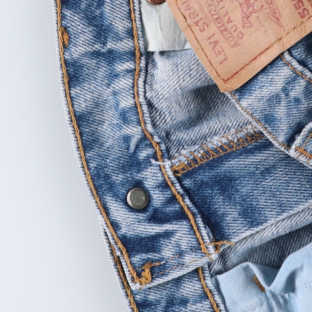 90'S Levi's 550 Relaxed Fit Tapered Leg Tapered Denim Pants Made in USA Men's W32 Vintage cotton blue type Vintage Second Hand