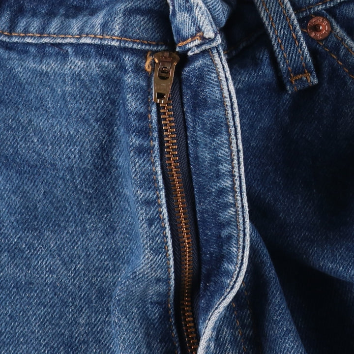 1990'S Levi's 40550-0215 Orange Tab Tapered Denim Pants, Made in USA, Men's W34 (approx.), Vintage cotton blue type Vintage Second Hand