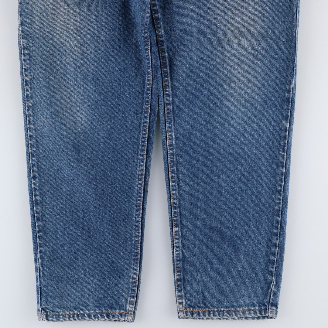1990'S Levi's 40550-0215 Orange Tab Tapered Denim Pants, Made in USA, Men's W34 (approx.), Vintage cotton blue type Vintage Second Hand