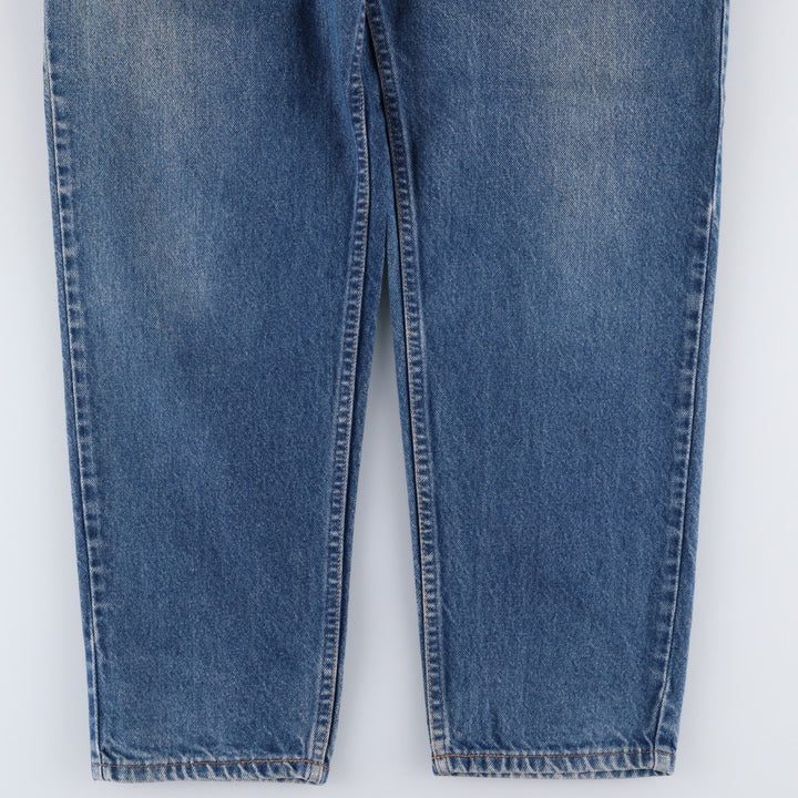 1990'S Levi's 40550-0215 Orange Tab Tapered Denim Pants, Made in USA, Men's W34 (approx.), Vintage cotton blue type Vintage Second Hand