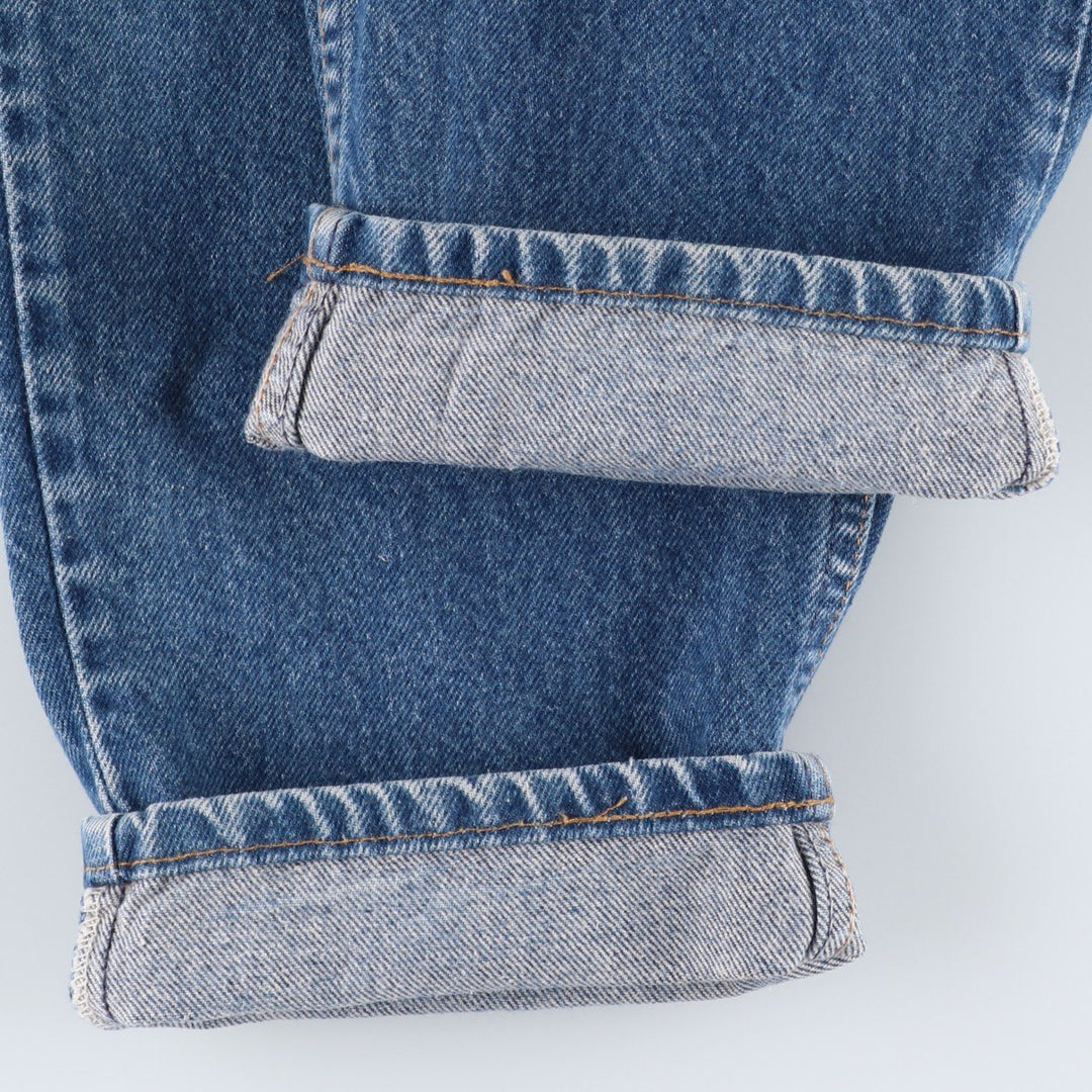 1990'S Levi's 40550-0215 Orange Tab Tapered Denim Pants, Made in USA, Men's W34 (approx.), Vintage cotton blue type Vintage Second Hand