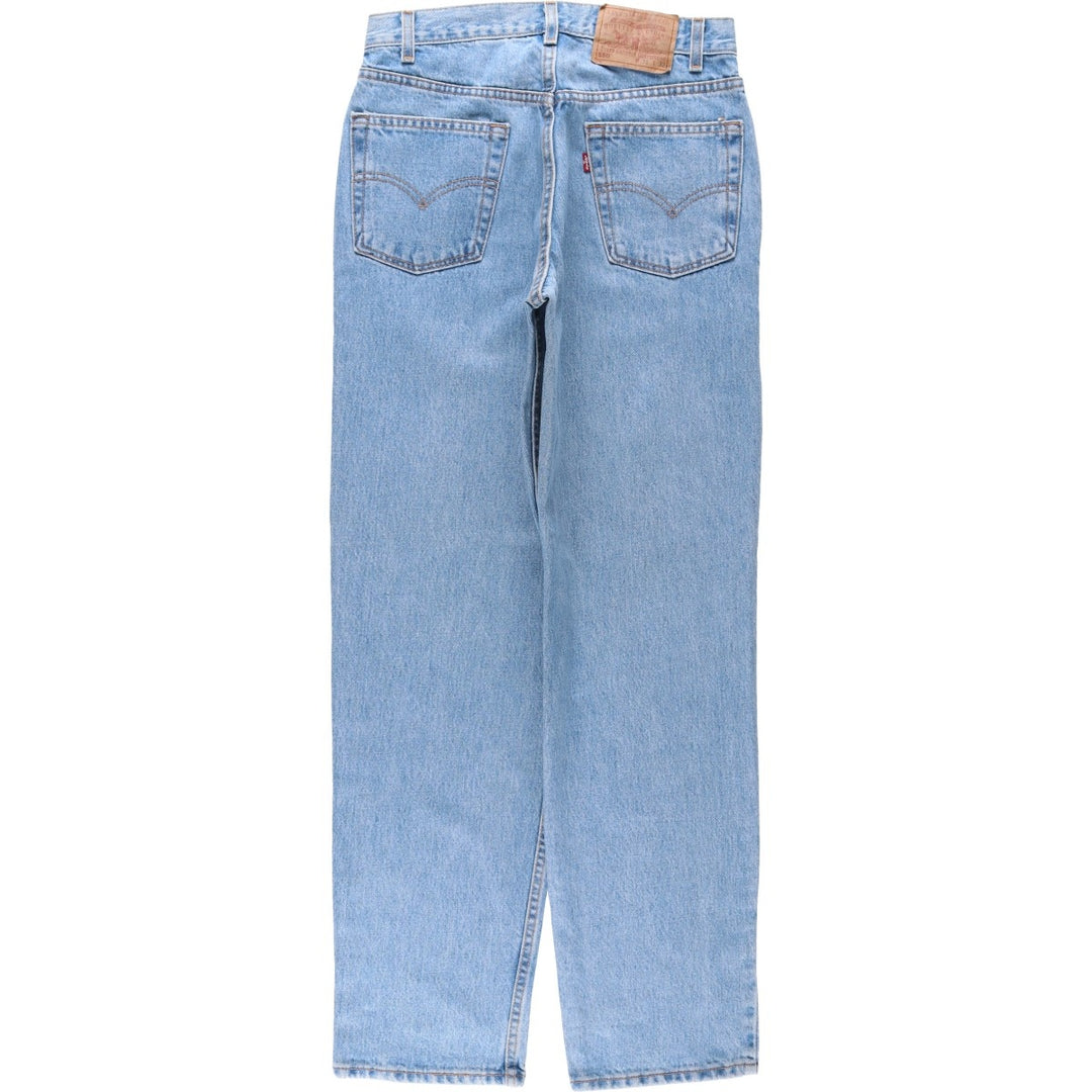 2000'S Levi's 550 Relaxed Fit Tapered Denim Pants, Made in USA, Men's Size W30 cotton blue type Vintage Second Hand