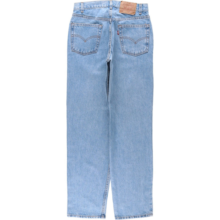 2000'S Levi's 550 Relaxed Fit Tapered Denim Pants, Made in USA, Men's Size W30 cotton blue type Vintage Second Hand